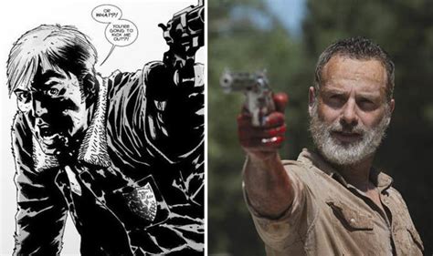 did rick actually die|rick grimes comic death.